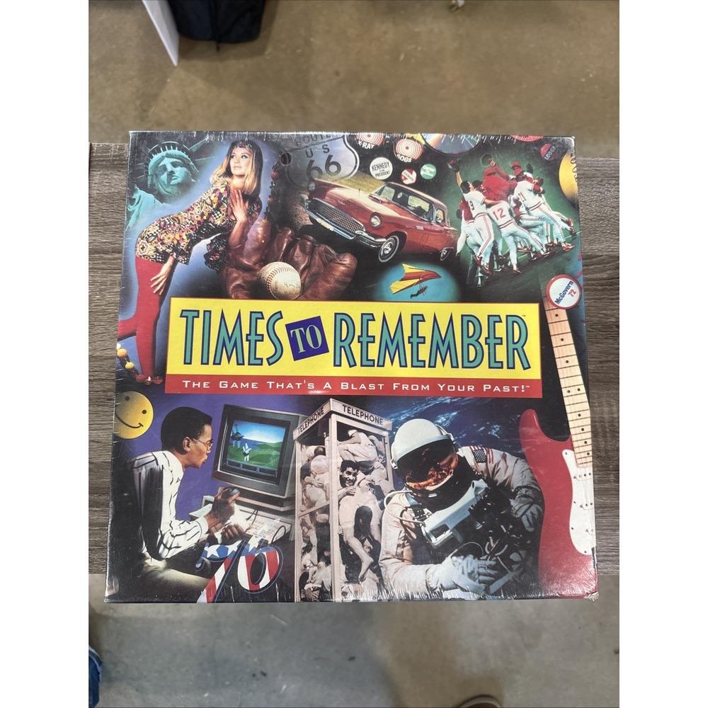 TIMES TO REMEMBER Board Game Brand New Factory Sealed 1991 Blast From Your Past!